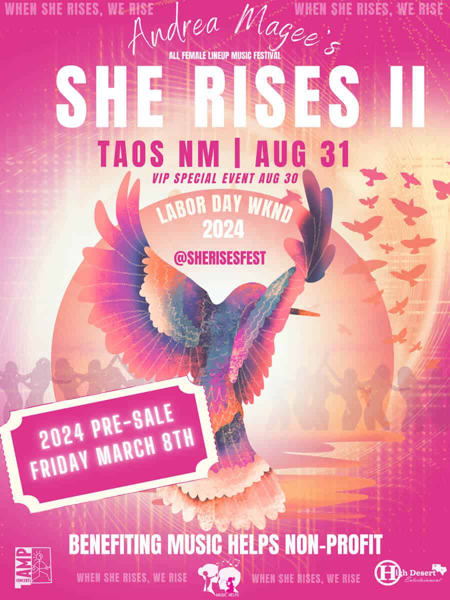 LIMITED AVAILABILITY PRESALE AVAILABLE UNTIL JUNE 1 She Rises Music